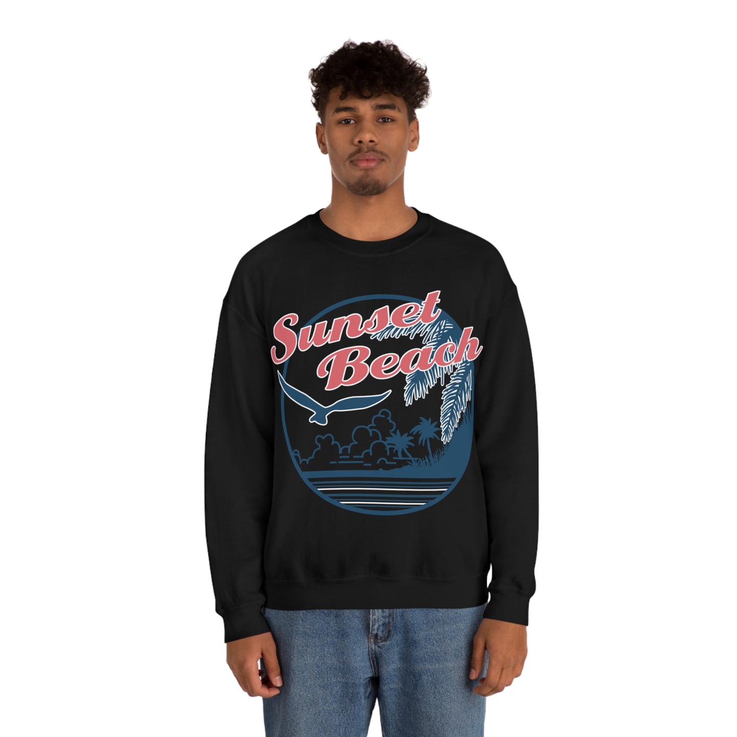 Sunset Beach Crewneck Sweatshirt