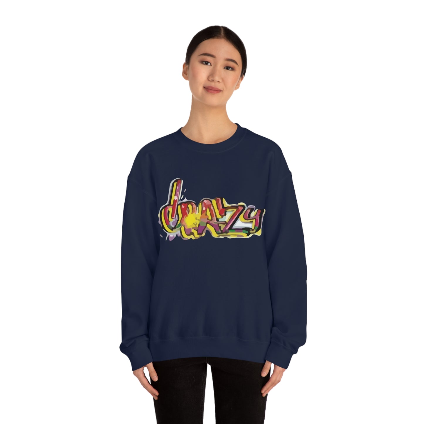 Crazy graffiti Crewneck Sweatshirt