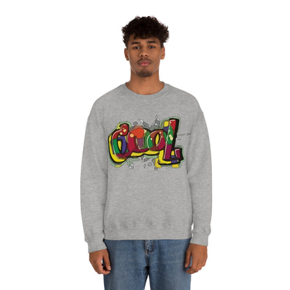 Colorful Cool graffiti Crewneck Sweatshirt