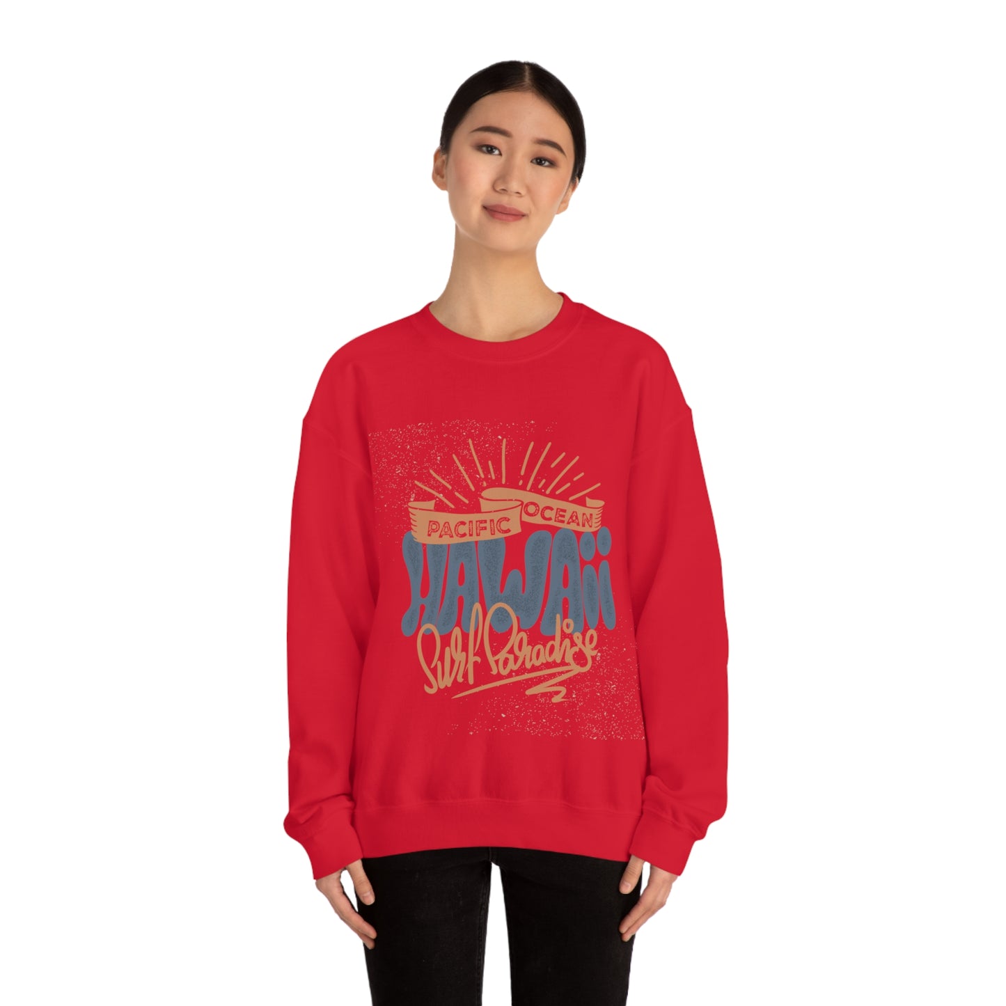 Hawaii Surf Paradise Crewneck Sweatshirt