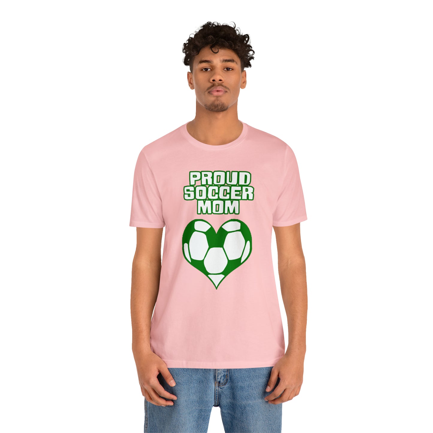 Proud -soccer-mom Heart T-Shirt