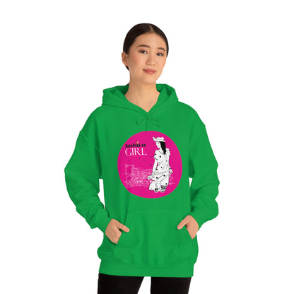 Pink Fashion girl Hoodie