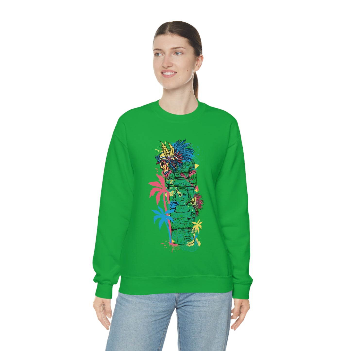 Hawaiian Buddha Crewneck Sweatshirt