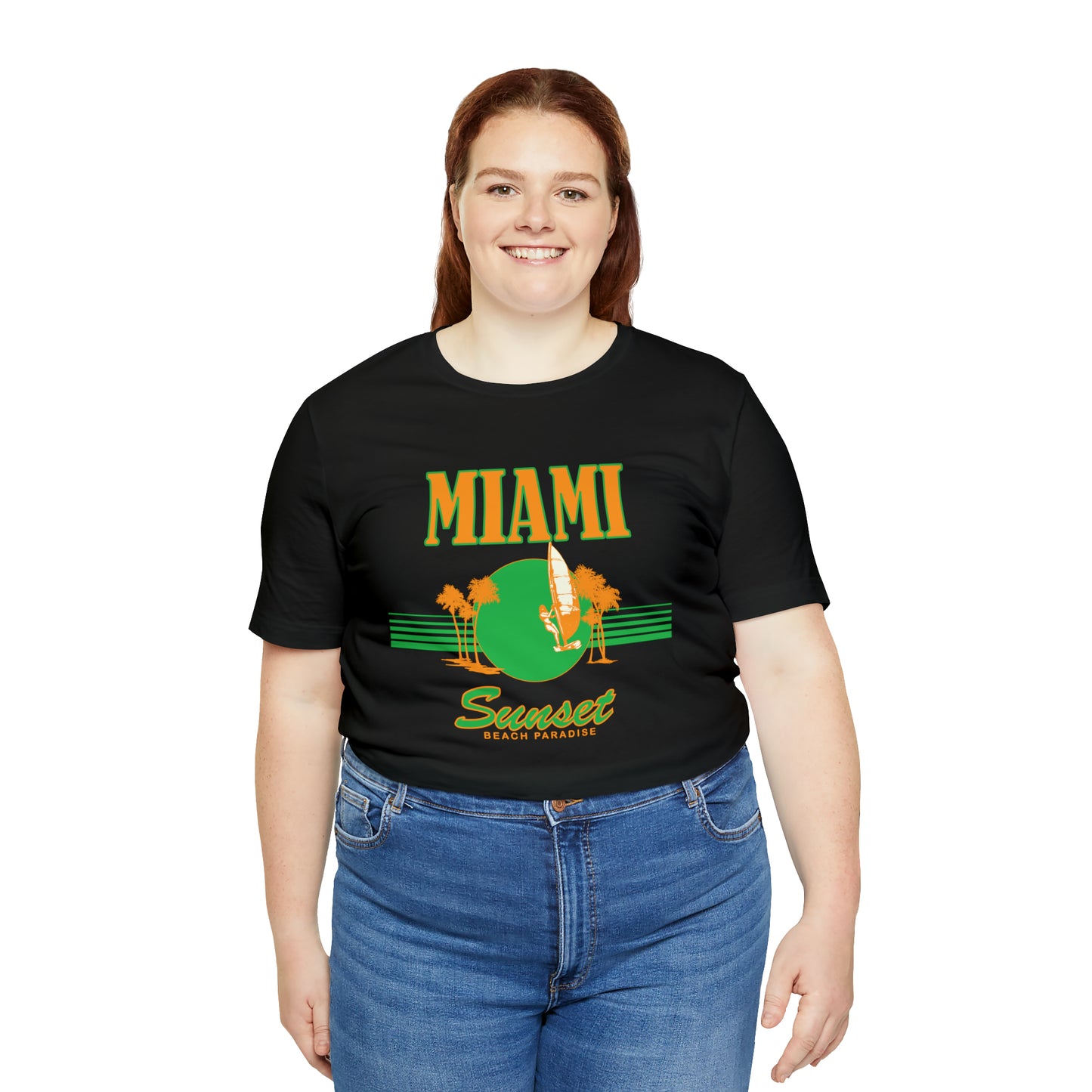 Miami Sunset Beach Paradise T-Shirt