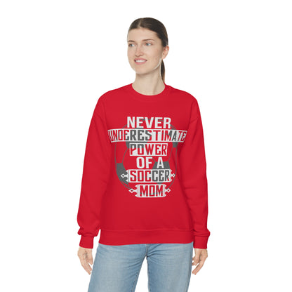 Power of a Soccer mom Crewneck Sweatshirt