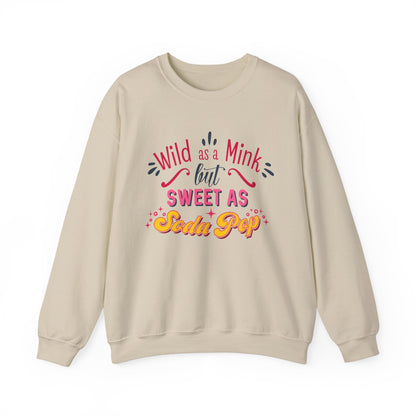 Wild as a MINK Cut Files Crewneck Sweatshirt