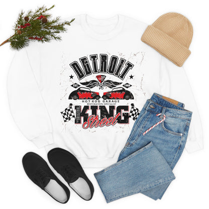 Detroit Street King Crewneck Sweatshirt