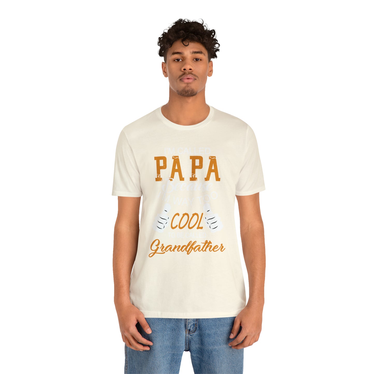 Papa Way 2 Cool to Be Called Grandfather T-Shirt