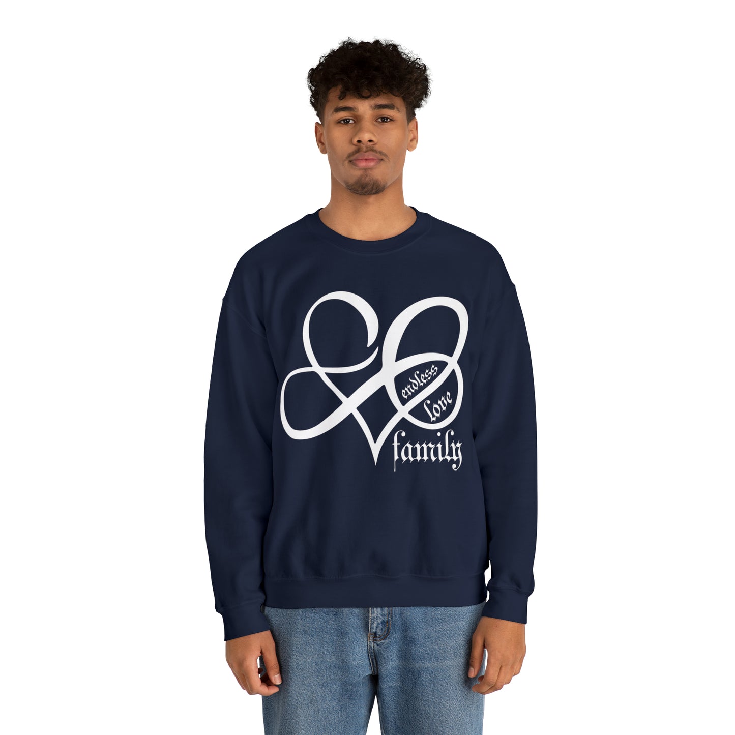 Family endless love Crewneck Sweatshirt