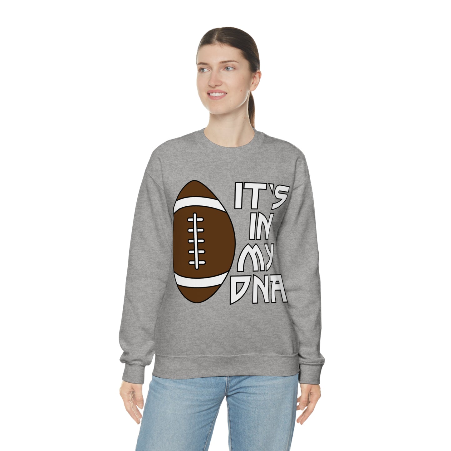 Football is in my DNA Crewneck Sweatshirt