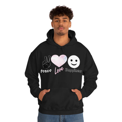 Peace-Love-Happiness Hoodie