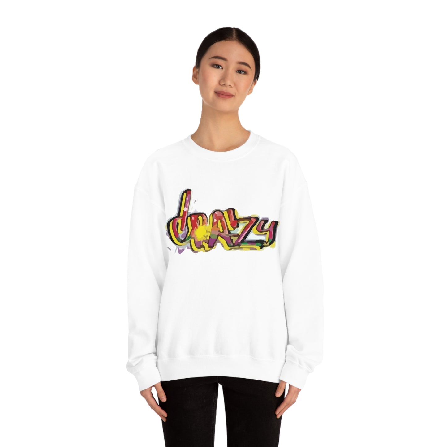 Crazy graffiti Crewneck Sweatshirt