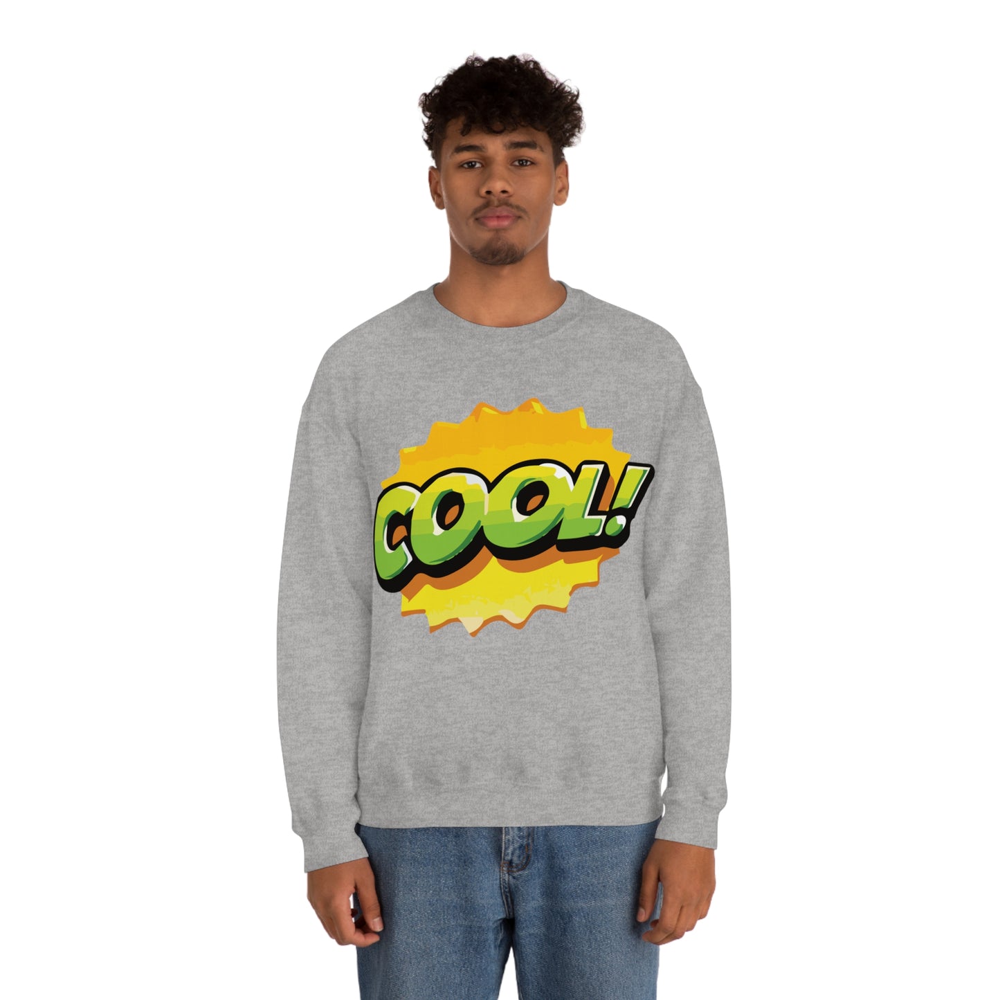 Cool! colorful graphic Crewneck Sweatshirt