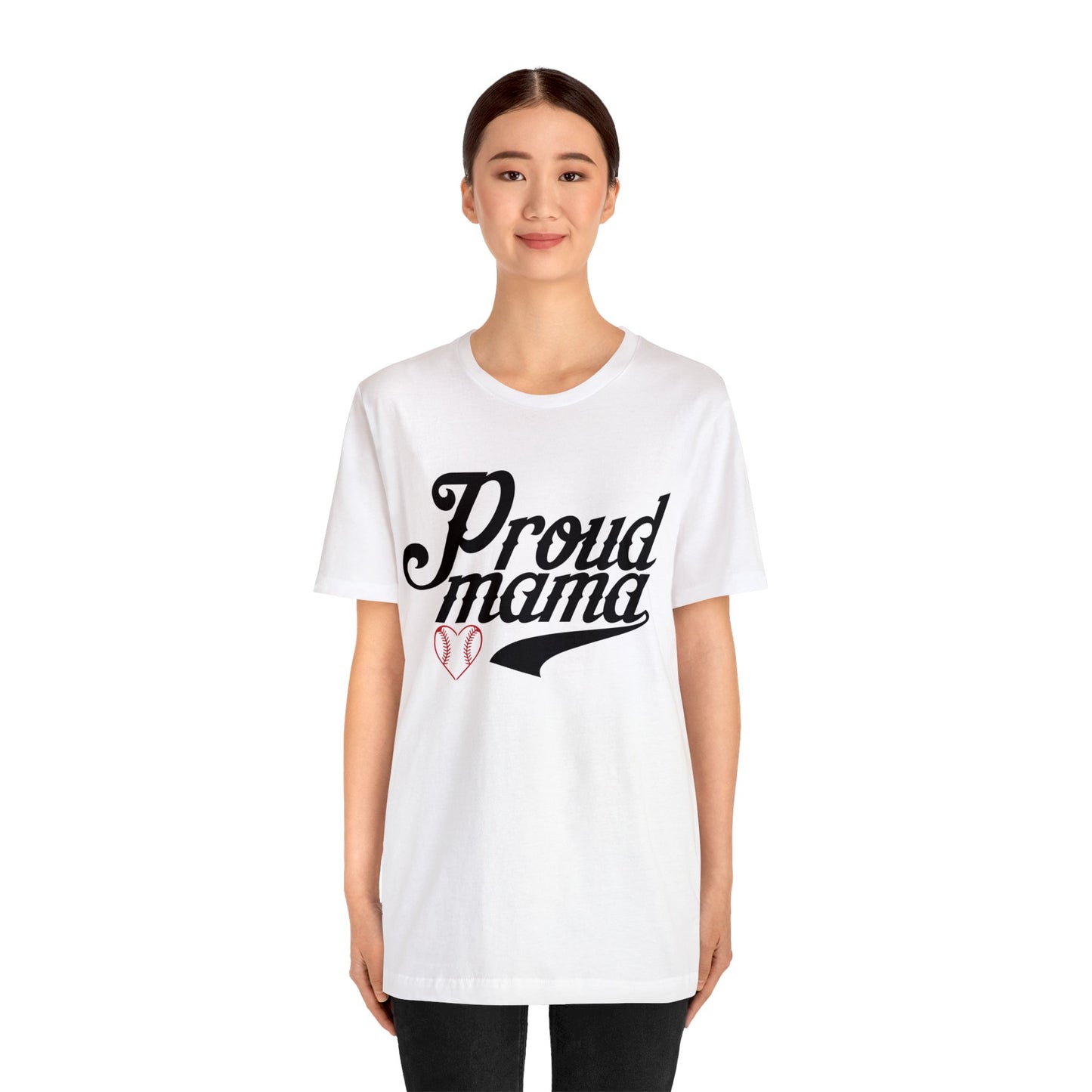 Proud Baseball Mama T-Shirt