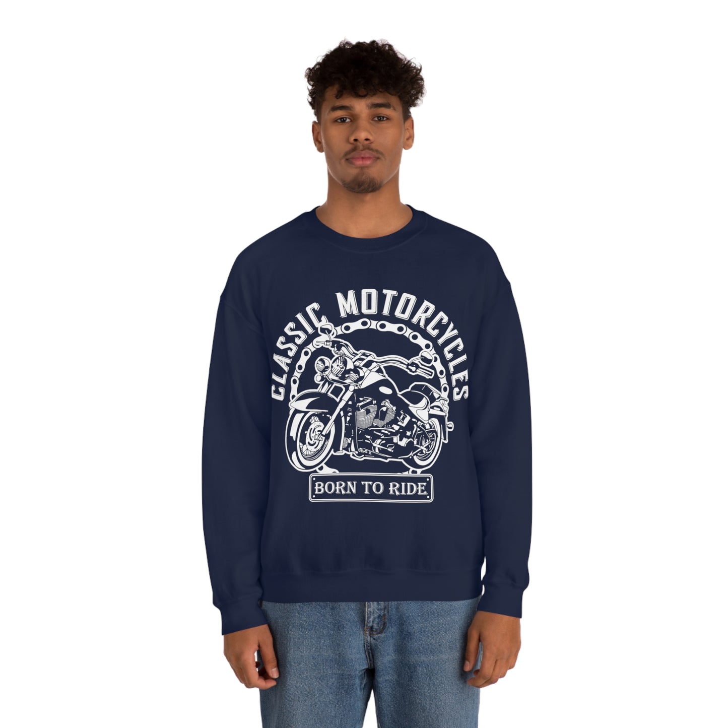 American cycles born to ride Crewneck Sweatshirt