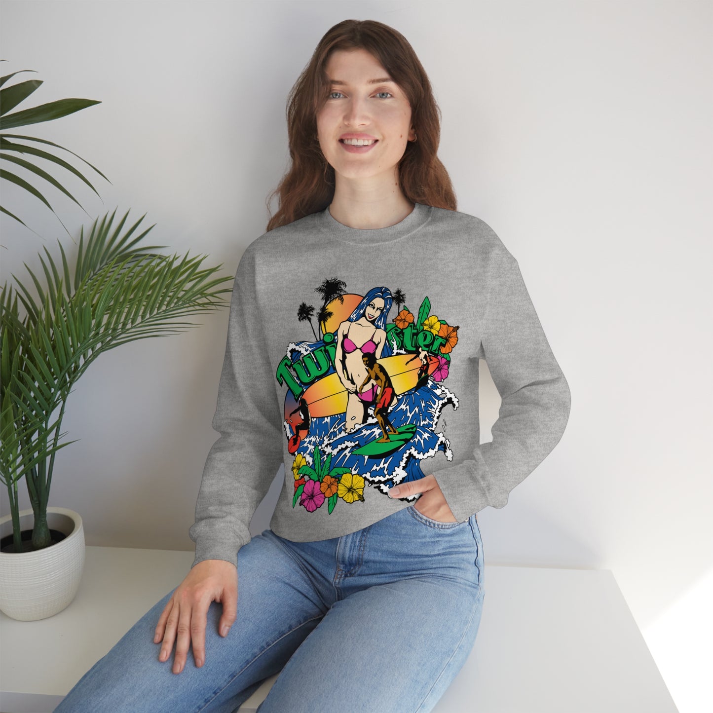 Twister Paradise Crewneck Sweatshirt