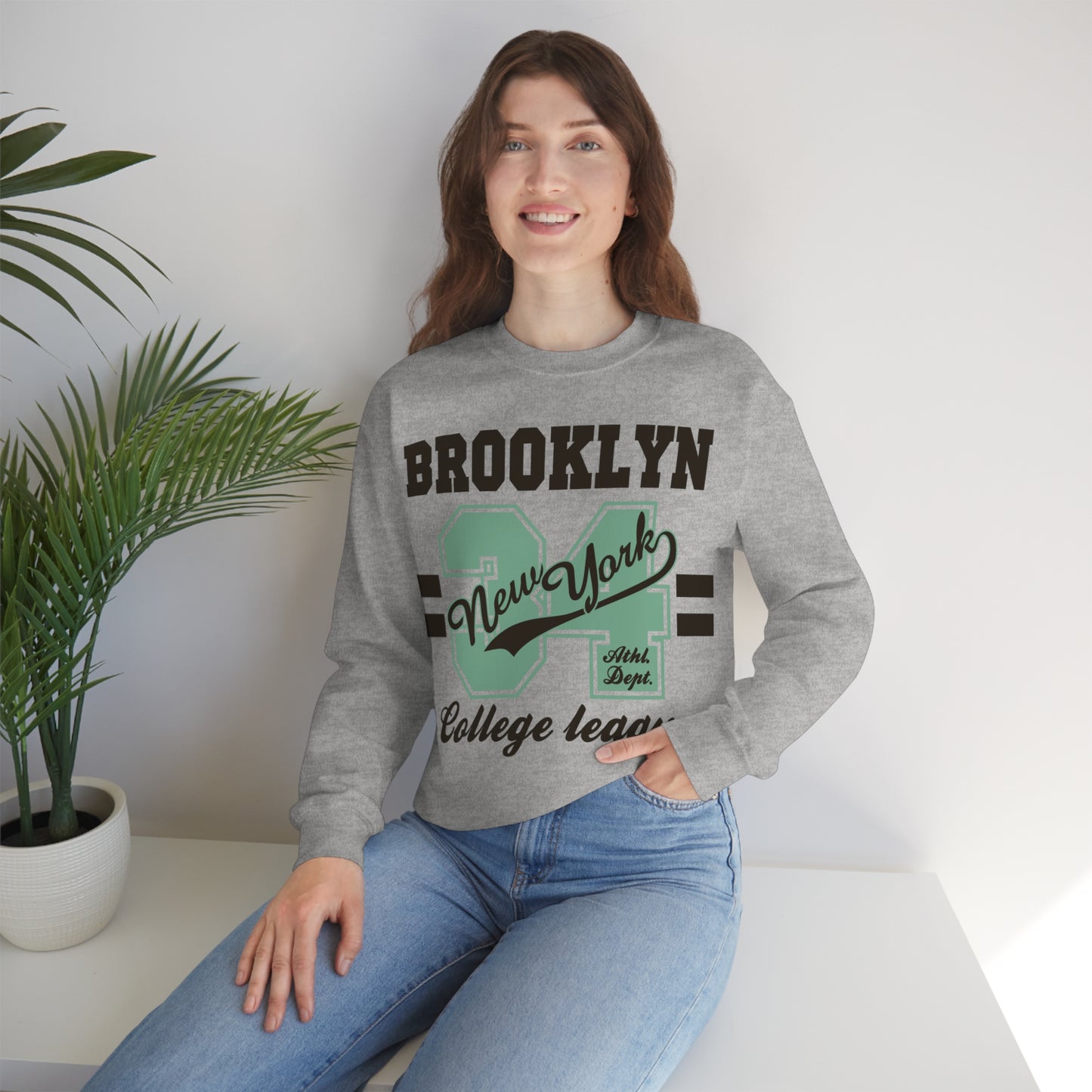 Brooklyn college NY Crewneck Sweatshirt