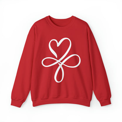 Heart symbol Love Infinity symbol Crewneck Sweatshirt