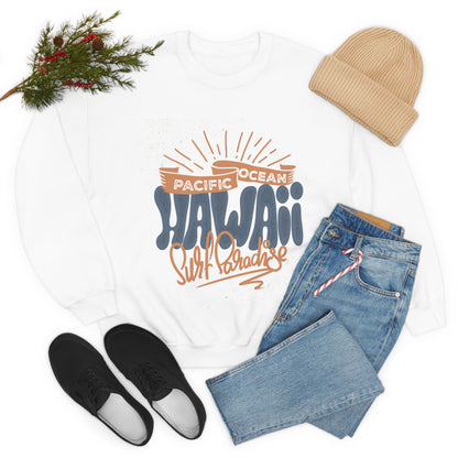 Hawaii Surf Paradise Crewneck Sweatshirt