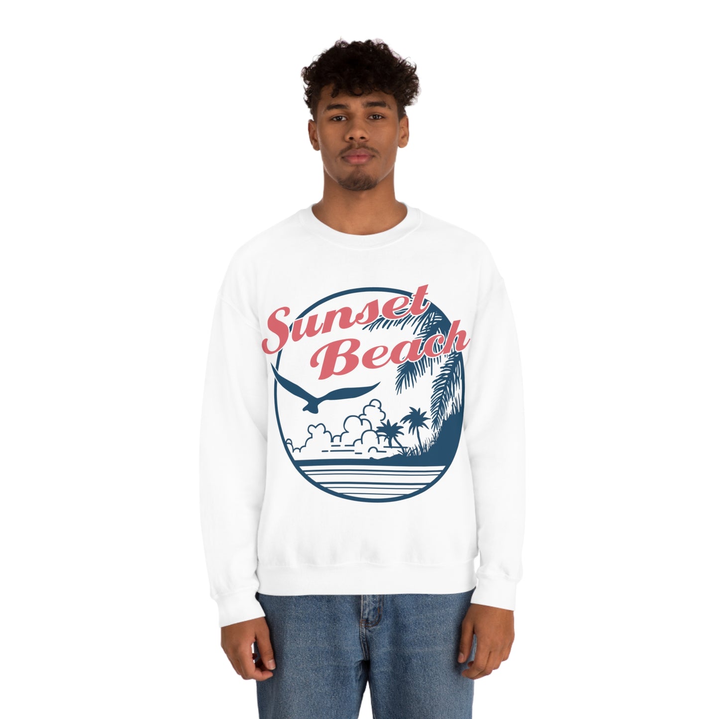 Sunset Beach Crewneck Sweatshirt