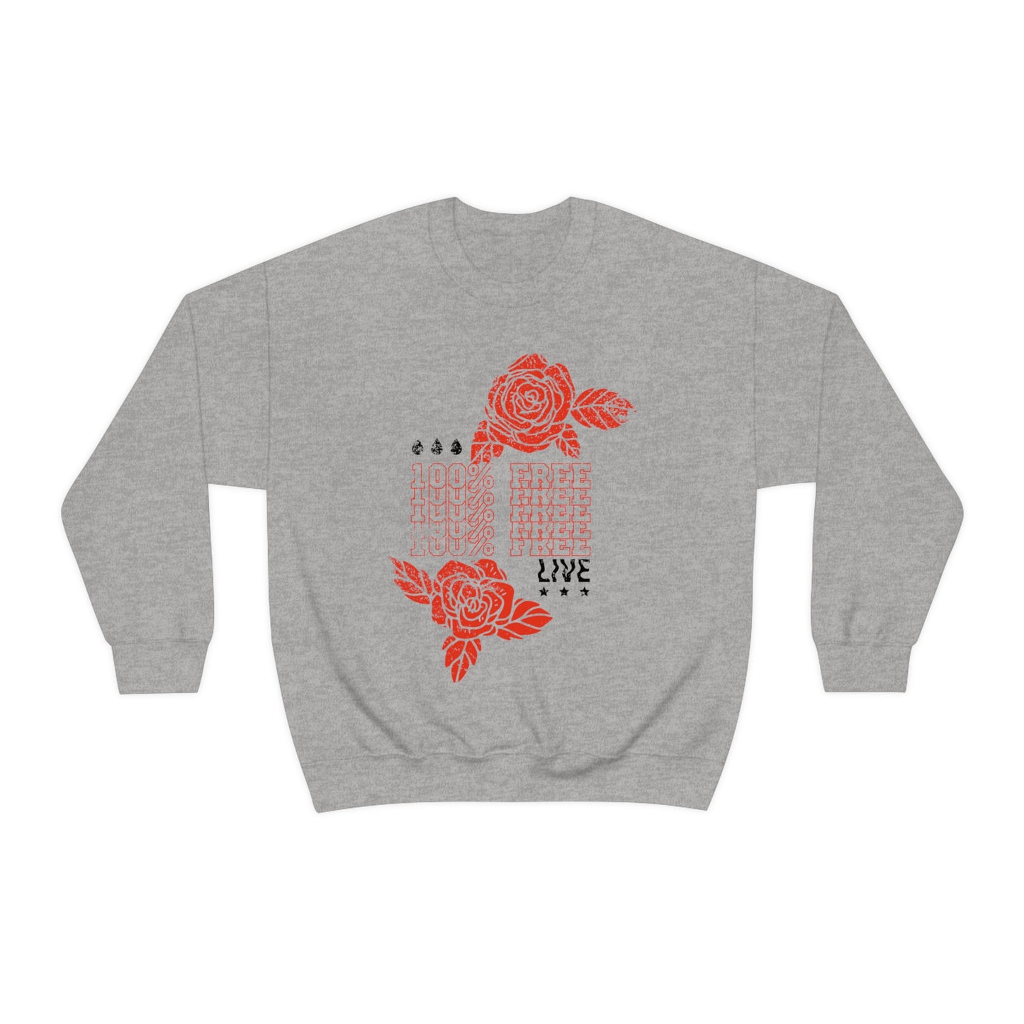 100% Free Crewneck Sweatshirt