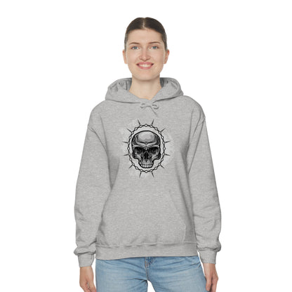 Skull Chain Splatter Hoodie