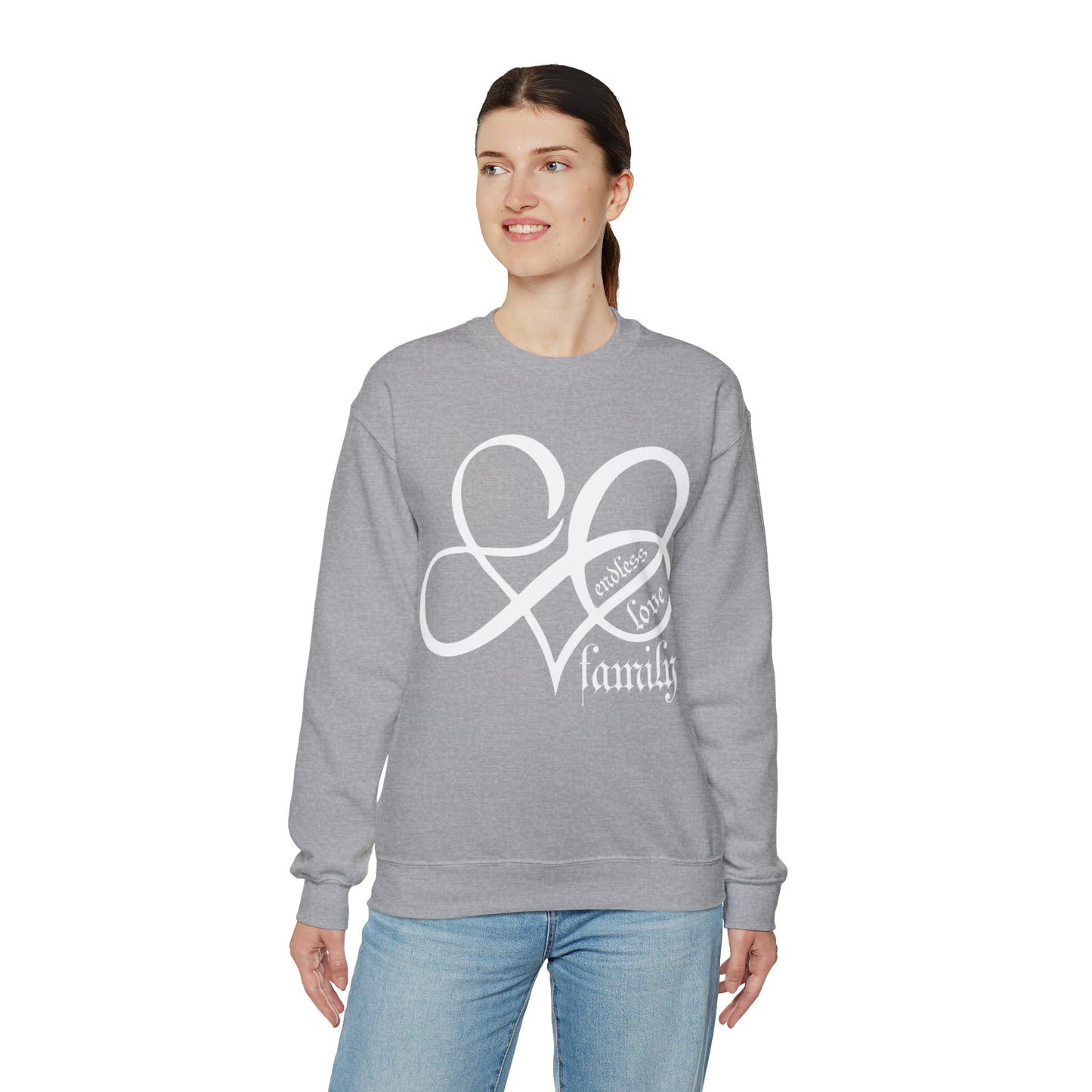 Family endless love Crewneck Sweatshirt