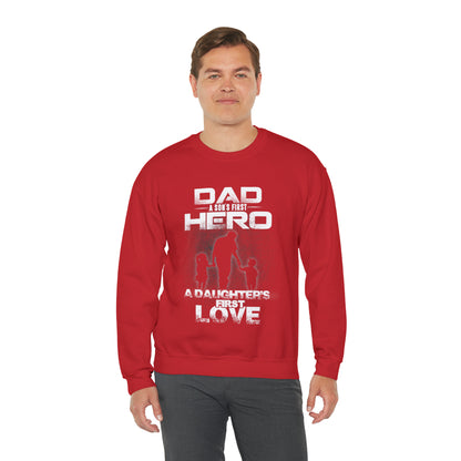 Son's first hero Crewneck Sweatshirt