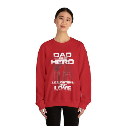 Son's first hero Crewneck Sweatshirt