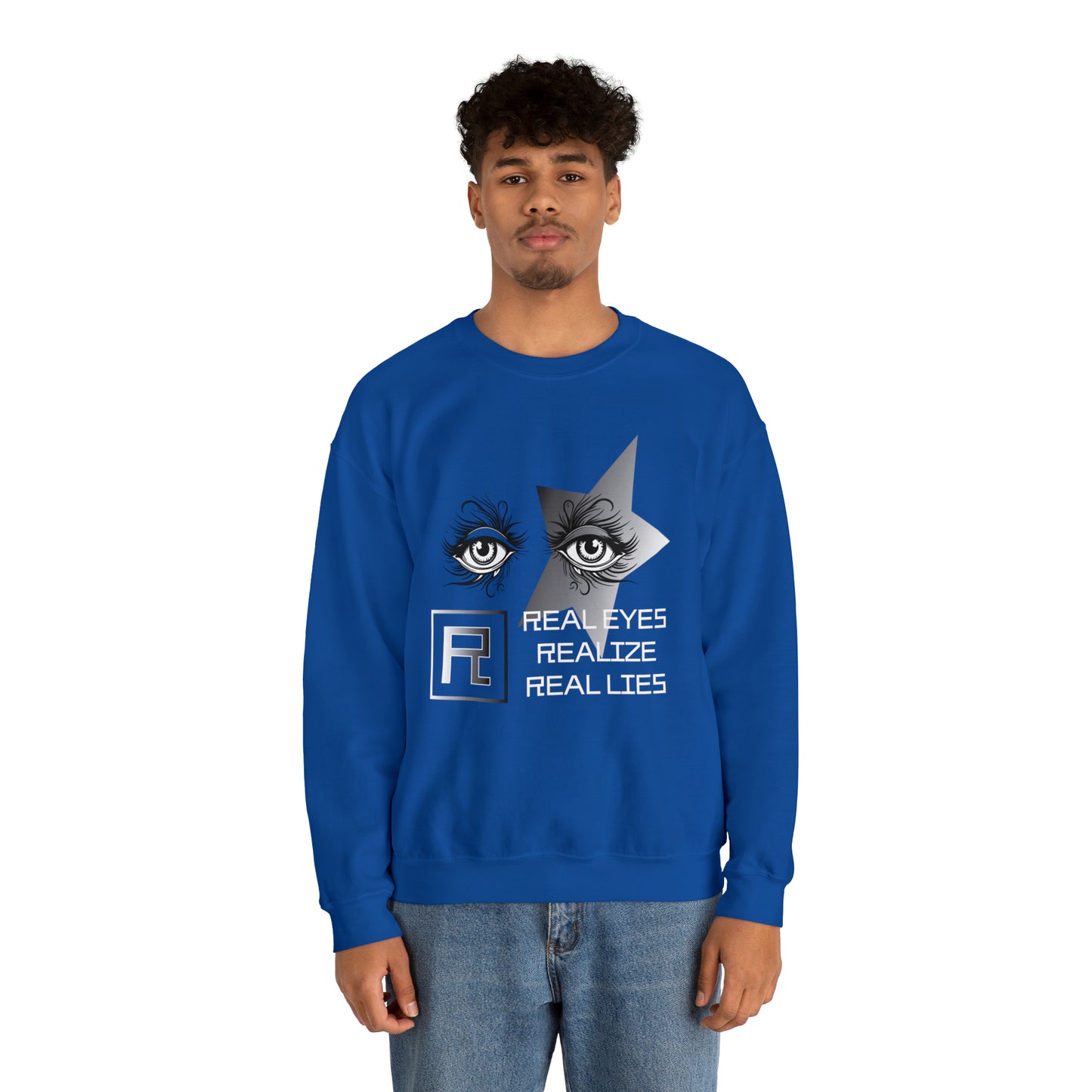 Real eyes Crewneck Sweatshirt