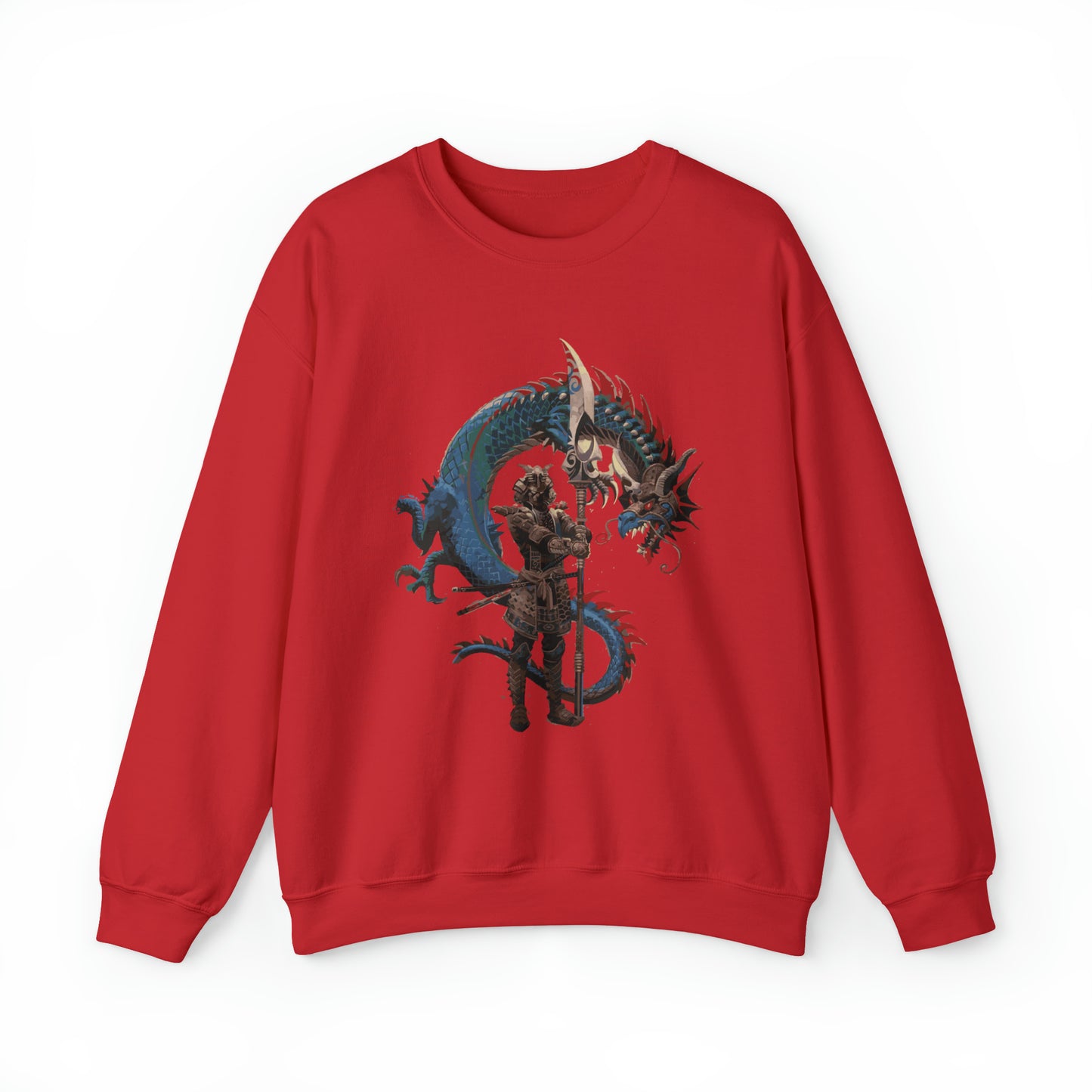 Colorful dragon guardian Crewneck Sweatshirt