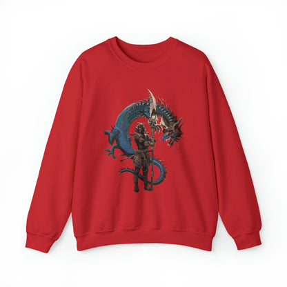 Colorful dragon guardian Crewneck Sweatshirt