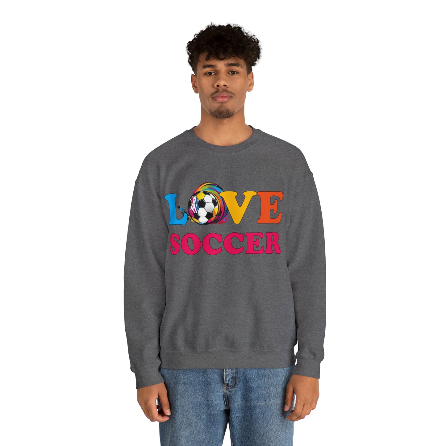 Love soccer Crewneck Sweatshirt