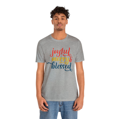 Joyful-Merry-blessed Christmas T-Shirt