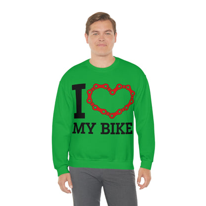 I love my bike Crewneck Sweatshirt