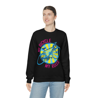 My bicycle_My rules Crewneck Sweatshirt