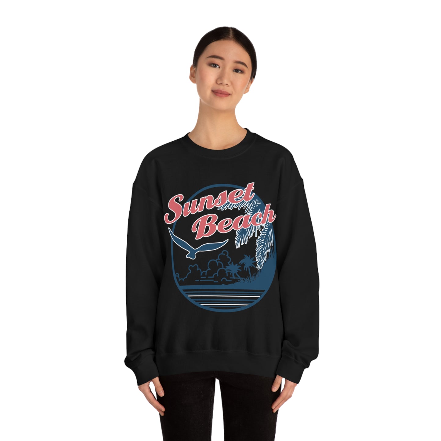 Sunset Beach Crewneck Sweatshirt