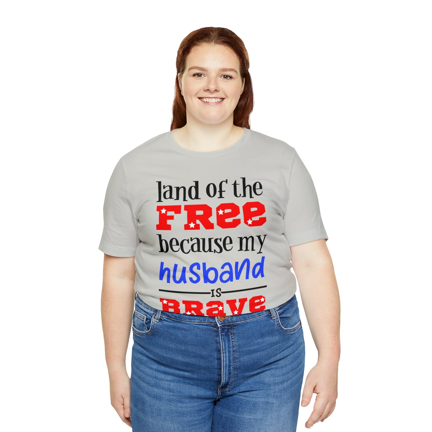 U.S.A the Land of the free Husband T-Shirt