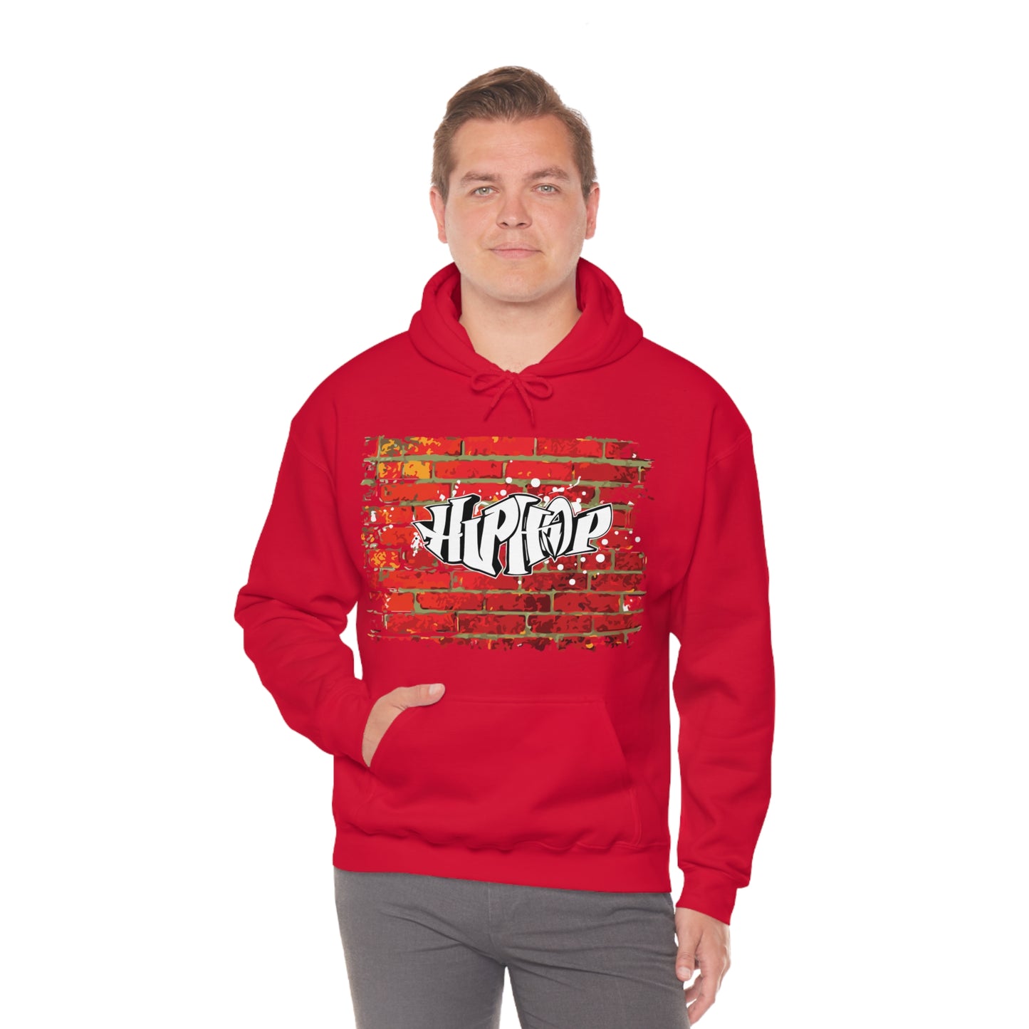 Hip Hop graffiti on the wall Hoodie