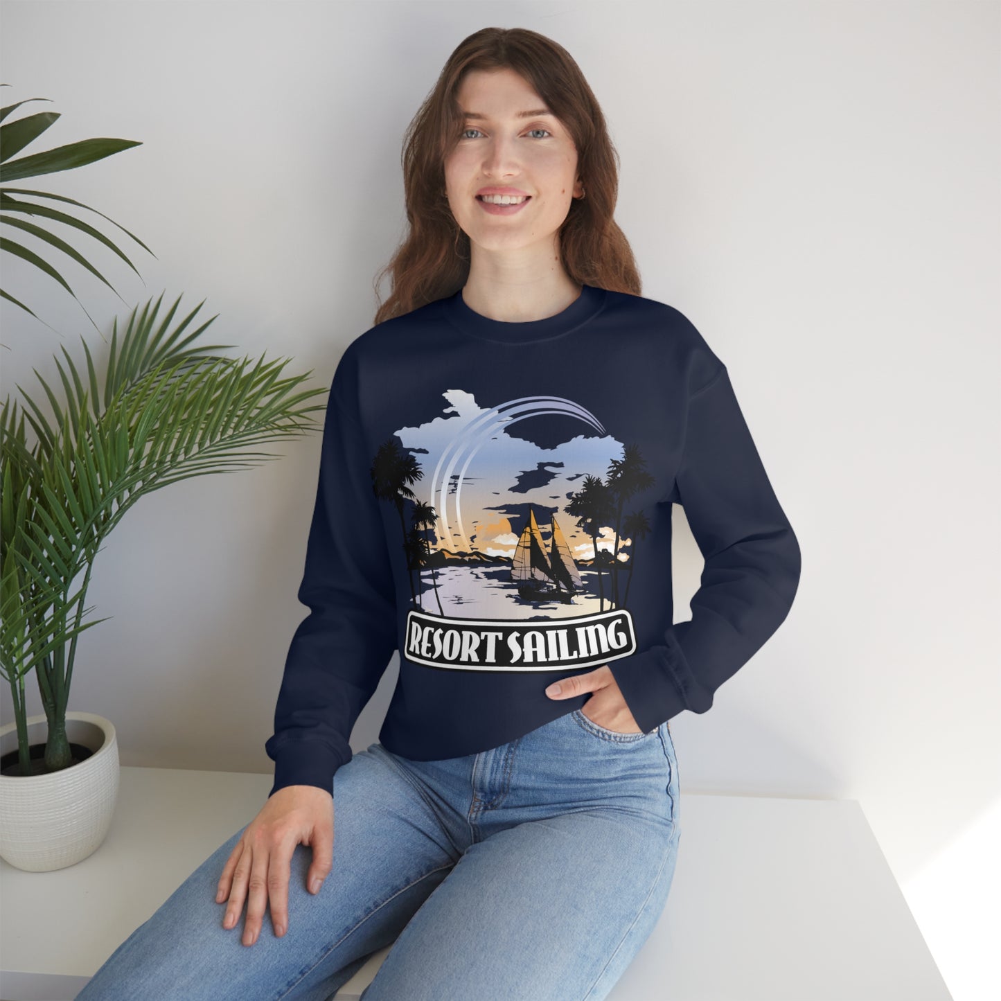 Resort Sailing Crewneck Sweatshirt