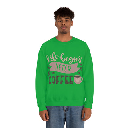 Life_begins_after_coffee Crewneck Sweatshirt