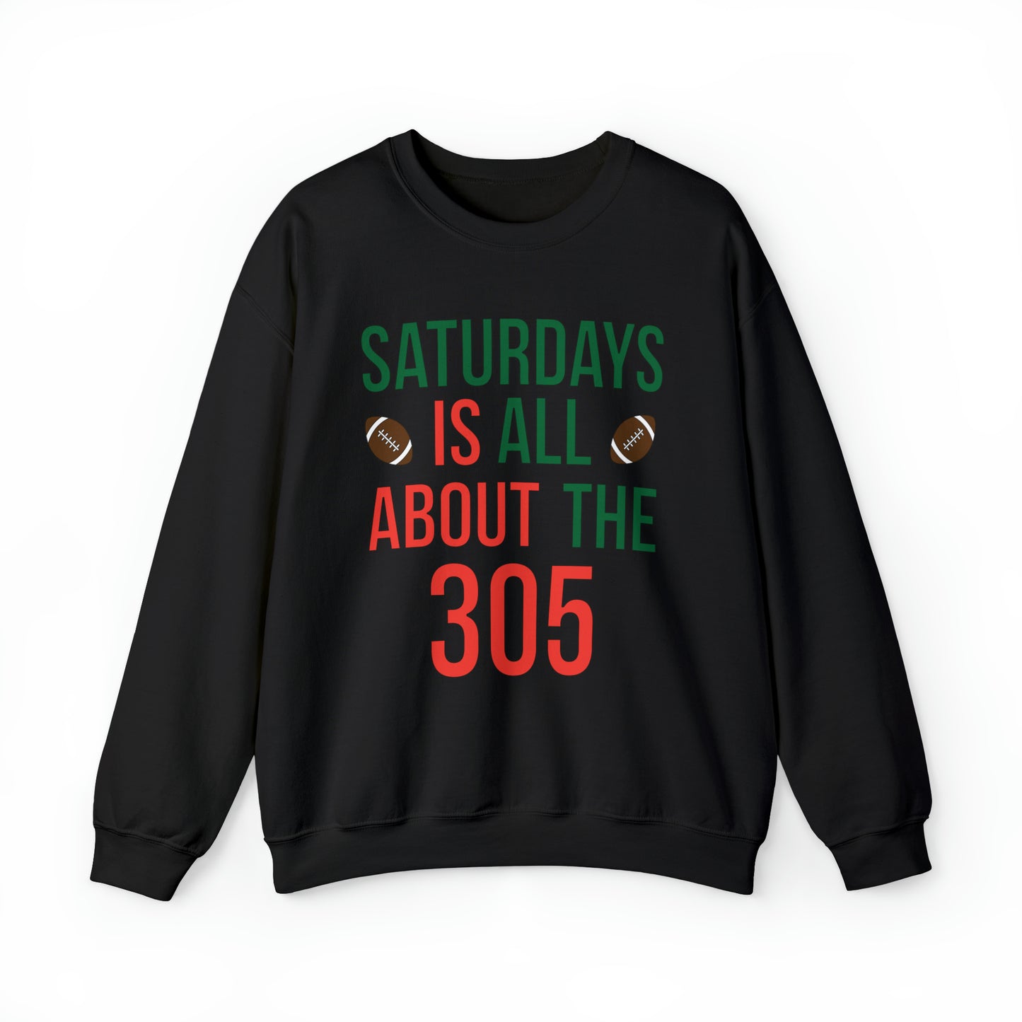 Saturdays is all about the 305 Crewneck Sweatshirt