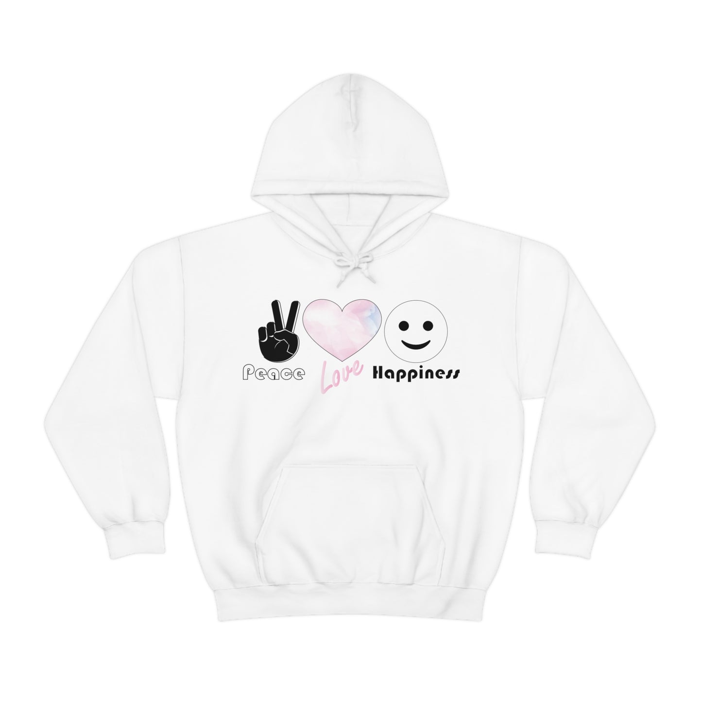 Peace-Love-Happiness Hoodie