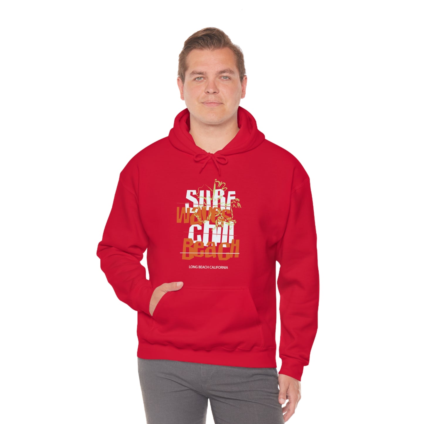 Surf Waves Chill Beach Hoodie