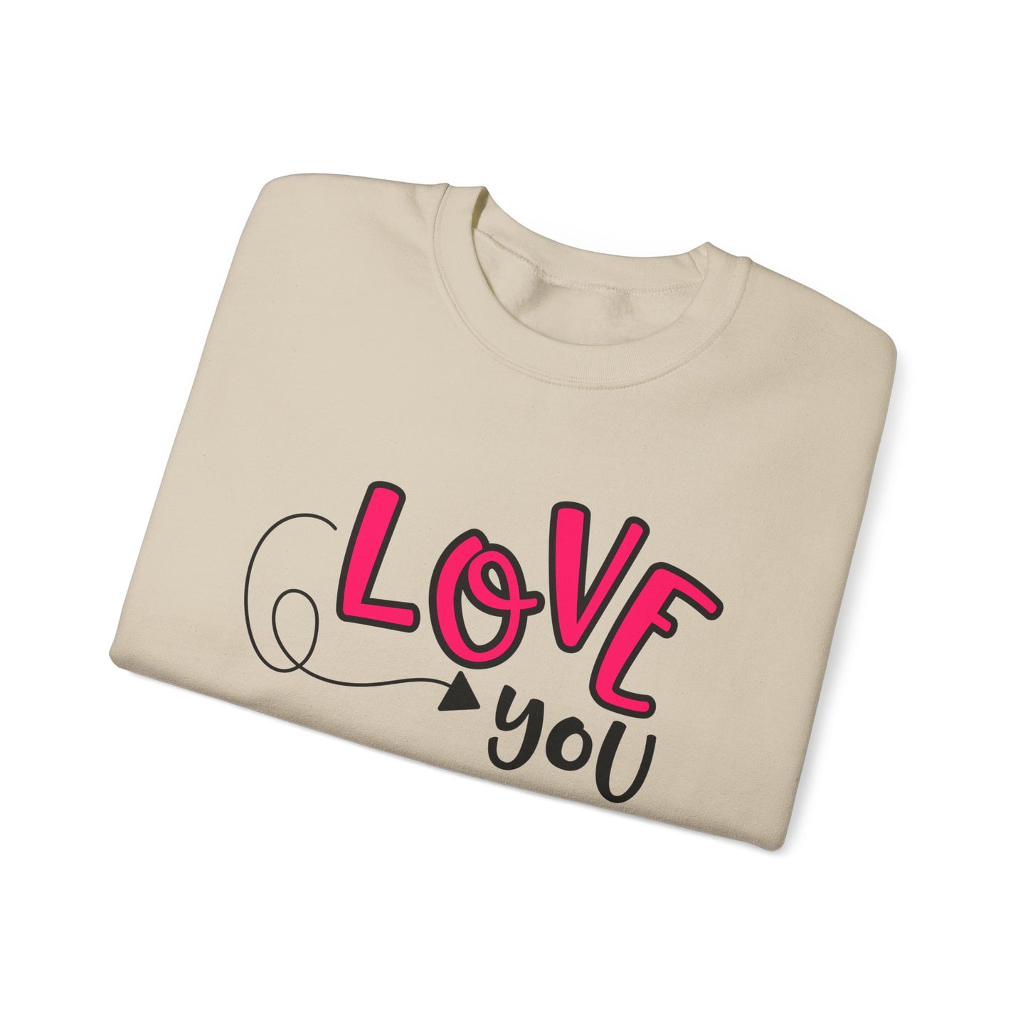 Love you arrow Crewneck Sweatshirt