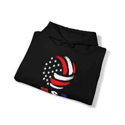 USA Volleyball Flag Hoodie