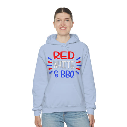 Red White BBQ Hoodie