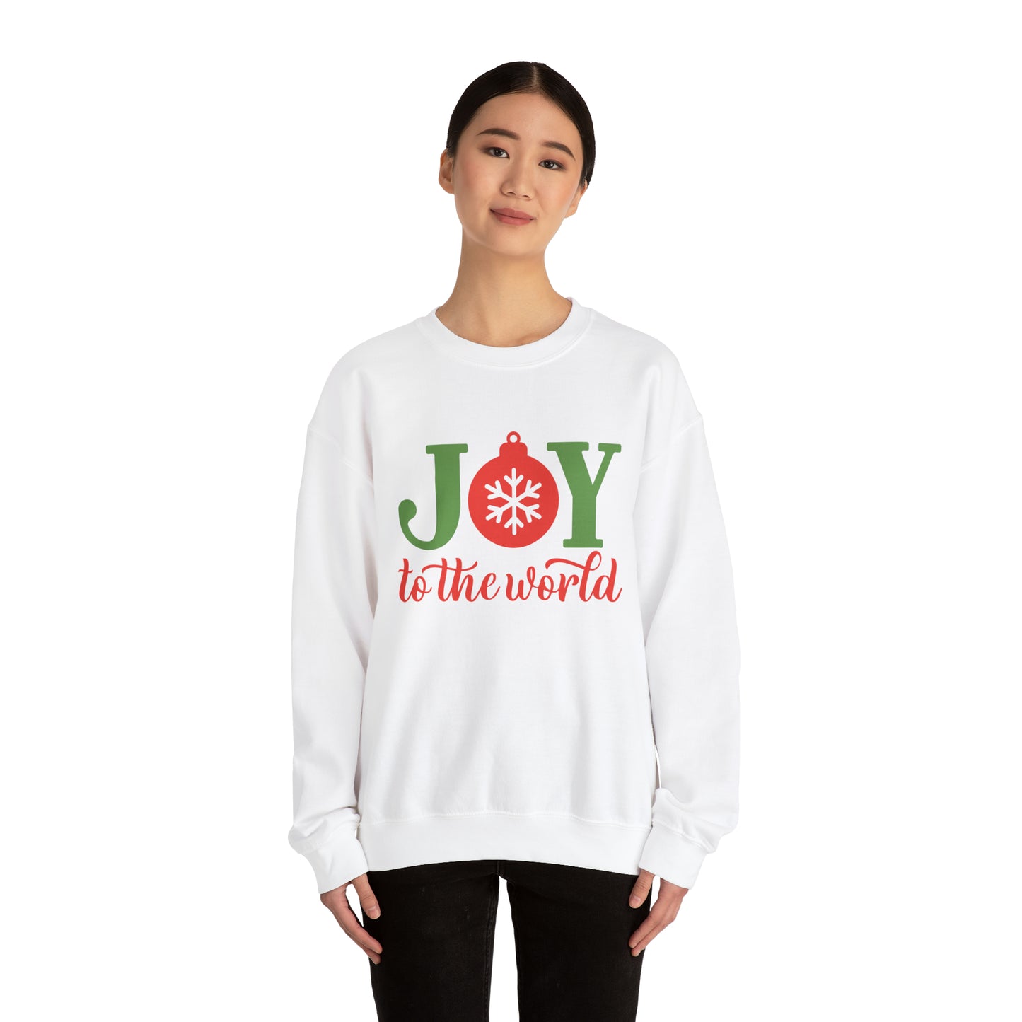 Joy To The World Christmas Crewneck Sweatshirt