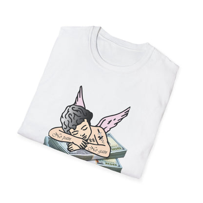 Hustler angel no pain no gain T-Shirt