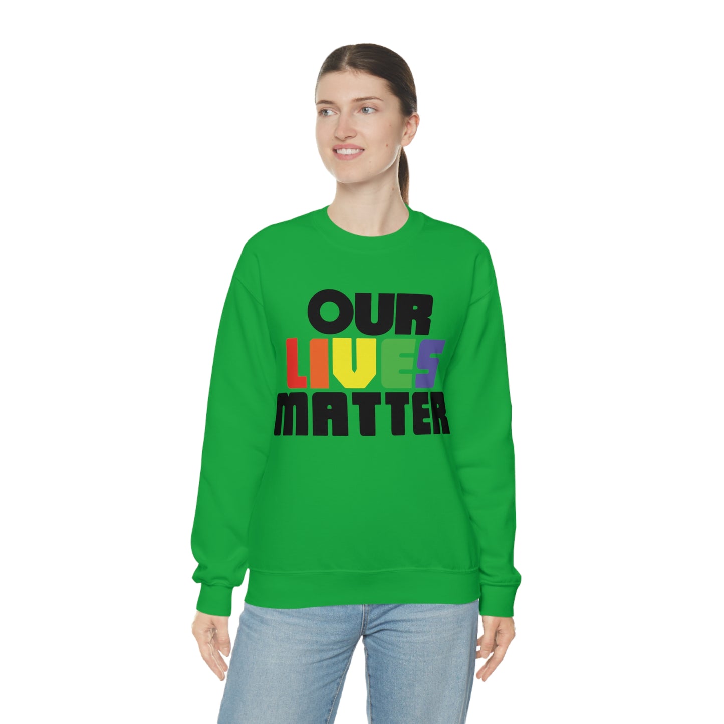 Our lives matter 1 Crewneck Sweatshirt